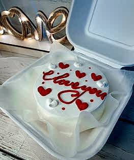 Бенто торт Я тебя люблю