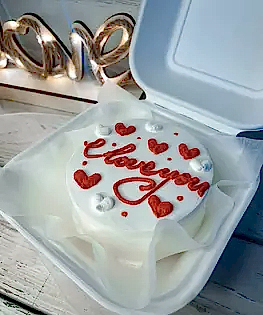 Бенто торт Я тебя люблю