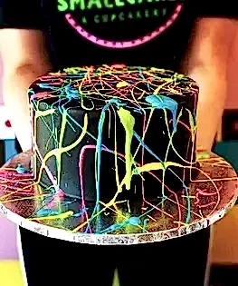 Неоновый торт №1
