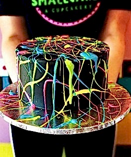 Неоновый торт №1