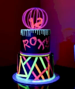 Неоновый торт №2
