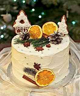Новогодний торт №45