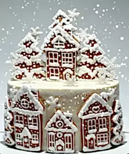 Новогодний торт №46