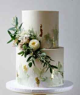 Свадебный торт в стиле Рустик