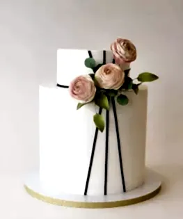 Свадебный торт в стиле минимализм