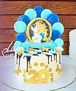 Торт Алиса в стране чудес №1