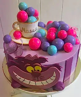 Торт Алиса в стране чудес №5