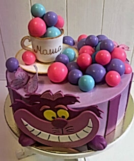 Торт Алиса в стране чудес №5