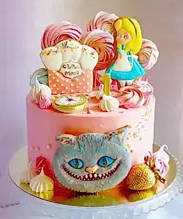 Торт Алиса в стране чудес №6