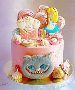 Торт Алиса в стране чудес №6