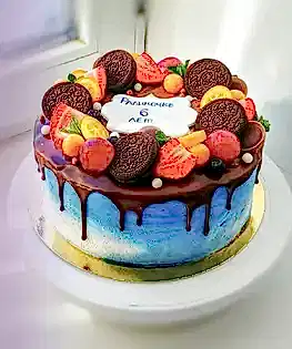 Торт без мастики №12