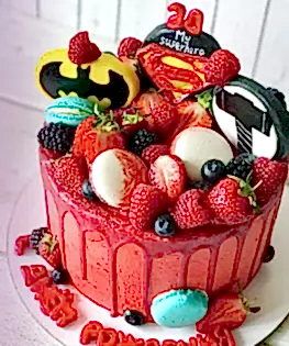 Торт без мастики №14