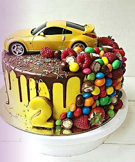 Торт без мастики №17