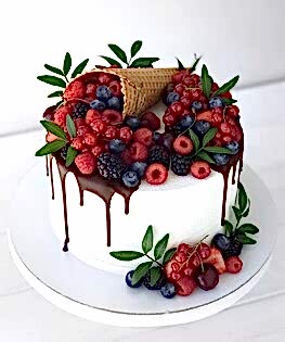 Торт без мастики №21