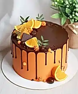 Торт с апельсином и шоколадом