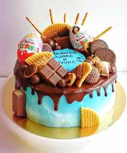 Торт без мастики №7