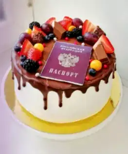 Торт без мастики №8