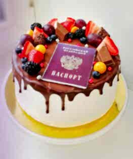 Торт без мастики №8