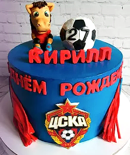 Торт для футболиста ЦСКА