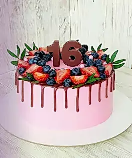Торт девушке на 16 лет