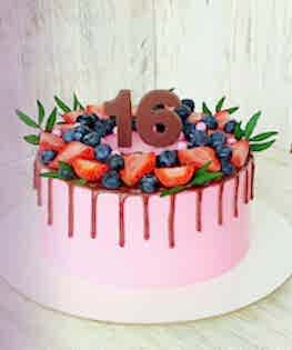 Торт девушке на 16 лет