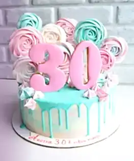 Торт девушке на 30 лет