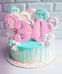 Торт девушке на 30 лет