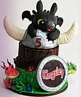 Торт Как приручить дракона №1