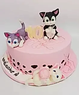 Торт с котятами
