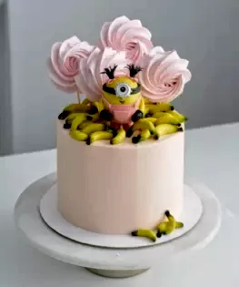 Торт Миньоны для девочки