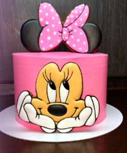 Детский торт с Минни Маус