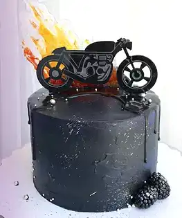 Торт для мужчины с мотоциклом