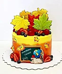 Торт на 1 сентября №11