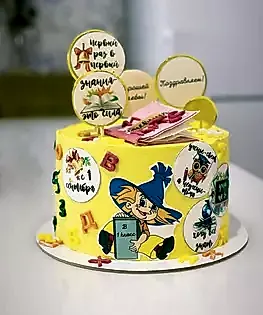 Торт на 1 сентября №14