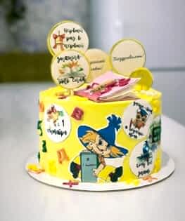 Торт на 1 сентября №14