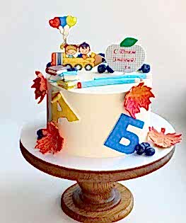 Торт на 1 сентября №15
