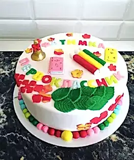 Торт на 1 сентября первокласснику