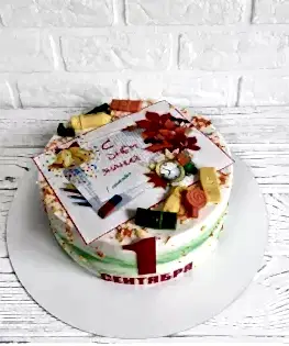 Торт на 1 сентября №9