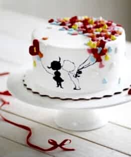 Торт на 14 февраля №10