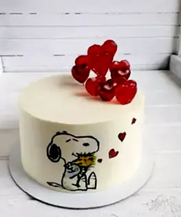 Торт на 14 февраля №14