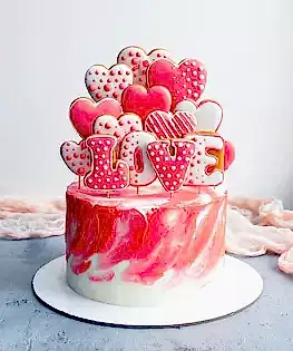 Торт на 14 февраля №2
