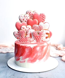 Торт на 14 февраля №2