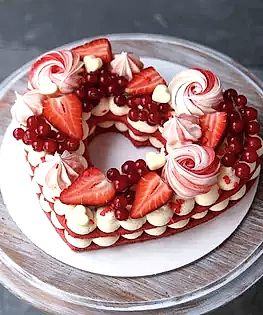 Торт на 14 февраля №7