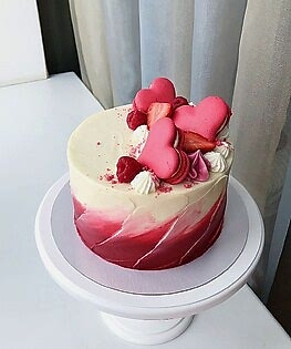 Торт на 14 февраля №9