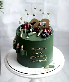 Торт на 23 февраля №12