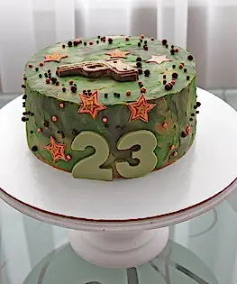 Торт на 23 февраля №15