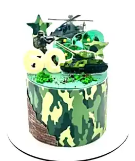 Торт на 23 февраля №3