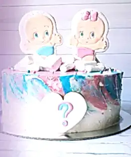 Торт на Гендер-пати №3