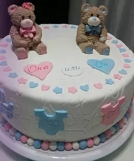 Торт на Гендер-пати №5