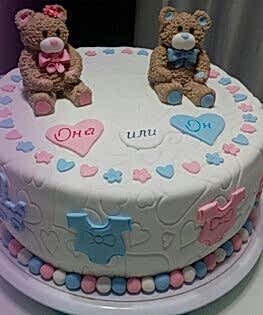 Торт на Гендер-пати №5